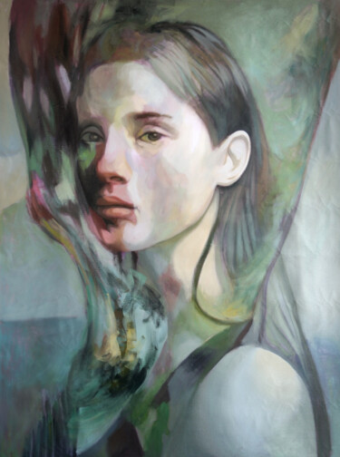 Ζωγραφική με τίτλο "Broken feelings" από Gabriel Cristian Matei, Αυθεντικά έργα τέχνης, Λάδι