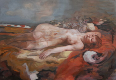 Pittura intitolato "Escape from reality" da Gabriel Cristian Matei, Opera d'arte originale, Olio