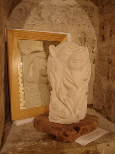 Sculpture intitulée "Totem" par Gabriel Molet, Œuvre d'art originale, Pierre