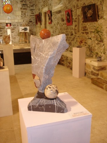 Sculpture intitulée "Boullart" par Gabriel Molet, Œuvre d'art originale, Pierre
