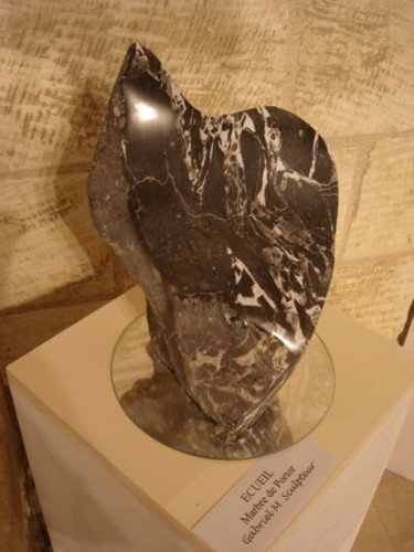 Sculpture intitulée "Ecueil" par Gabriel Molet, Œuvre d'art originale, Pierre