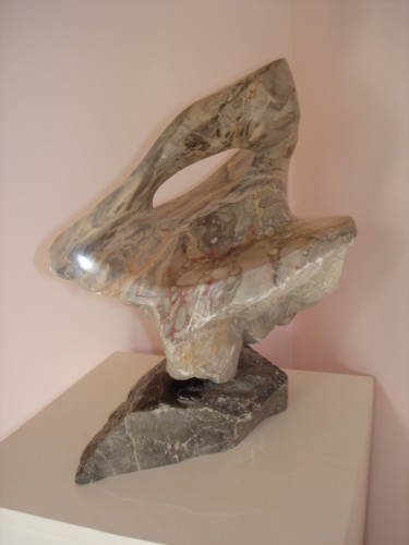 Sculpture intitulée "Méandre" par Gabriel Molet, Œuvre d'art originale, Pierre
