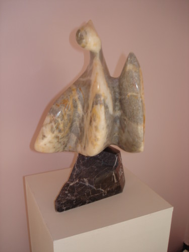 Sculpture intitulée "Damoiseau" par Gabriel Molet, Œuvre d'art originale, Pierre