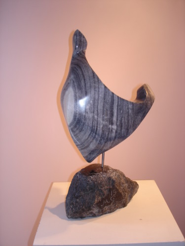 Sculpture intitulée "Mapoulette" par Gabriel Molet, Œuvre d'art originale, Pierre
