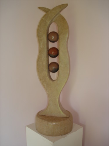 Sculpture intitulée "Boulier d'ORION" par Gabriel Molet, Œuvre d'art originale, Céramique