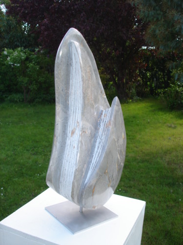 Sculpture intitulée "Voiles de Loire" par Gabriel Molet, Œuvre d'art originale, Pierre