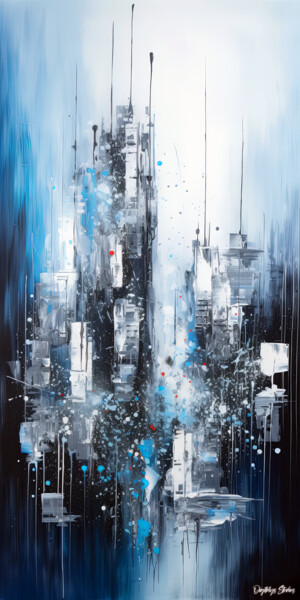 Pintura titulada "Abstract Painting" por Gabriel Zen, Obra de arte original, Acrílico Montado en Bastidor de camilla de made…