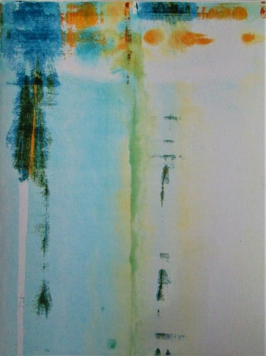 Malerei mit dem Titel "Chant coloré (2)" von Gabriel Claude Ancenis, Original-Kunstwerk, Öl