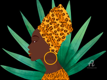 Arts numériques intitulée "Sou àfrica" par Gabriela Radiante, Œuvre d'art originale, Travail numérique 2D