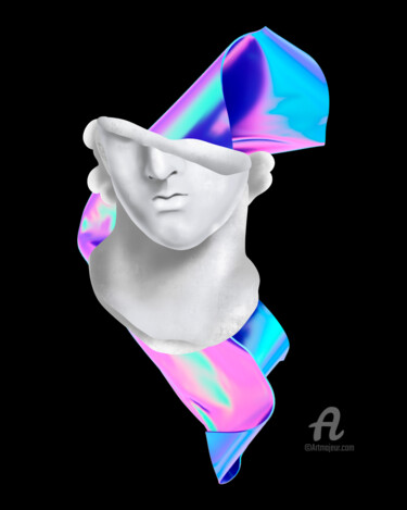 Artes digitais intitulada "PASSADO X FUTURO" por Gabriela Radiante, Obras de arte originais, Modelagem 3D