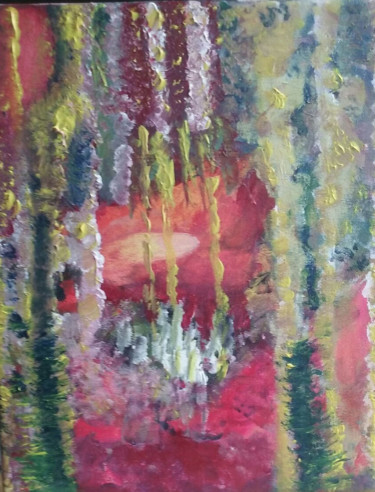 Malerei mit dem Titel "Garden of delights" von G. Orrico, Original-Kunstwerk, Acryl