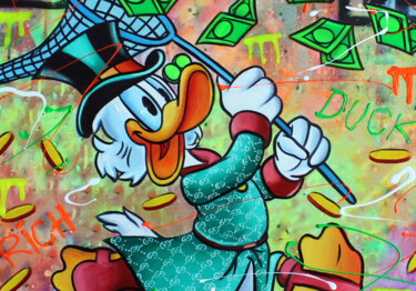 Happy Duck "Happy Duck" başlıklı Tablo Sagee tarafından, Orijinal sanat, Petrol
