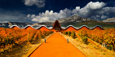 Photography titled "AUTUMN 009 - Limite…" by Gabriel Caneda, Original Artwork, Digital Photography Mounted on Aluminium