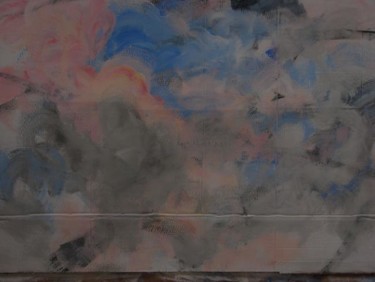 Peinture intitulée "nuage 4" par Gabriel Du Rivau, Œuvre d'art originale