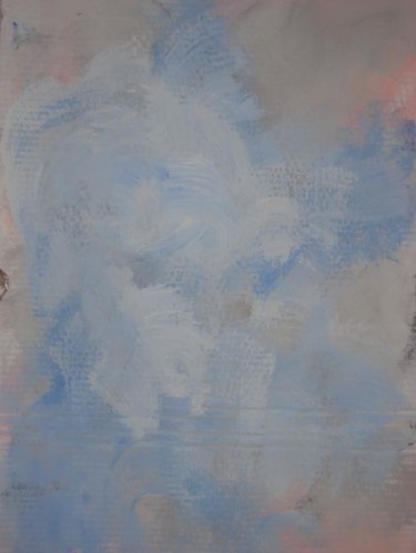 Peinture intitulée "nuage 3/1-1" par Gabriel Du Rivau, Œuvre d'art originale