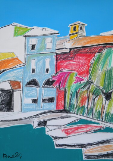 Painting titled "Desenzano" by Gabriele Donelli, Original Artwork, Acrylic