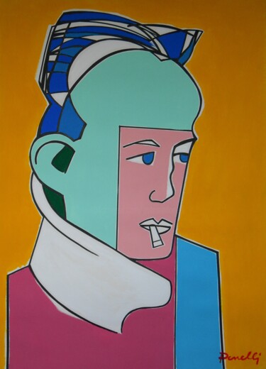 제목이 "Portrait de Albert…"인 미술작품 Gabriele Donelli로, 원작, 아크릴