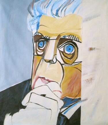 绘画 标题为“Portrait de Eugenio…” 由Gabriele Donelli, 原创艺术品, 油
