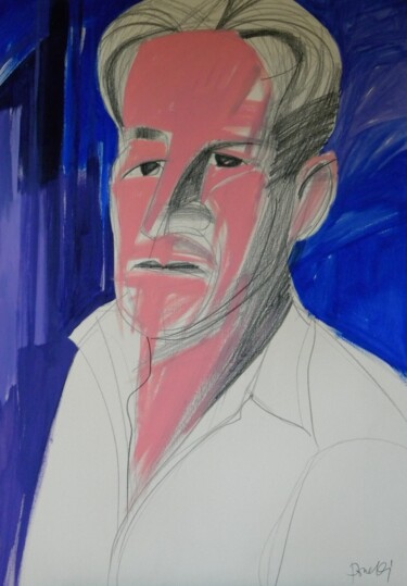 Painting titled "Portrait of Willem…" by Gabriele Donelli, Original Artwork, Acrylic