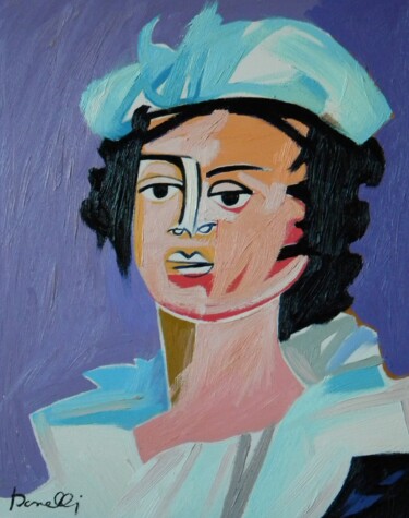 Peinture intitulée "Portrait of Marie L…" par Gabriele Donelli, Œuvre d'art originale, Huile