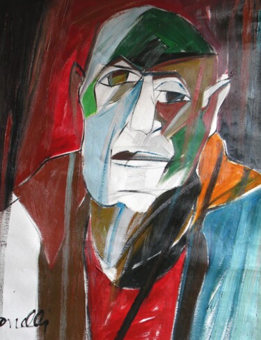 Pintura intitulada "Portrait de Jean Du…" por Gabriele Donelli, Obras de arte originais, Óleo