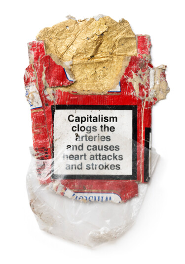 Fotografia intitolato "Capitalism clogs th…" da Gabriele Friscia, Opera d'arte originale, Fotografia digitale