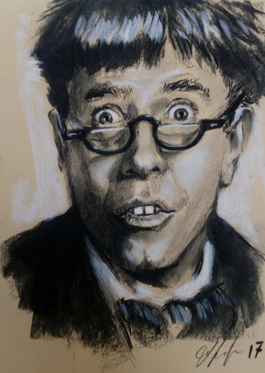 Painting titled "Jerry Lewis tribute" by Gabriele Ionfrida, Original Artwork