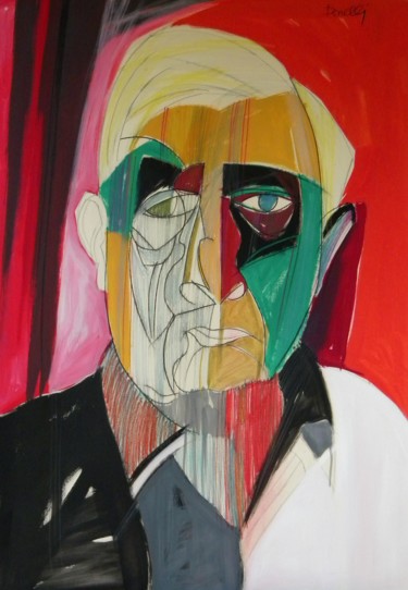 TanjunArt Giorgio de Chirico Opere dArte Pittura Astratta su Tela Poster e Stampe Immagine Classica da Parete per Soggiorno Decor-50x75cm Senza Cornice 