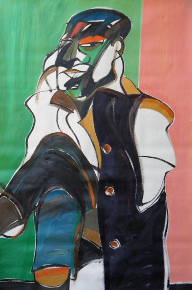 Painting titled "Portrait of Francis…" by Gabriele Donelli, Original Artwork, Oil