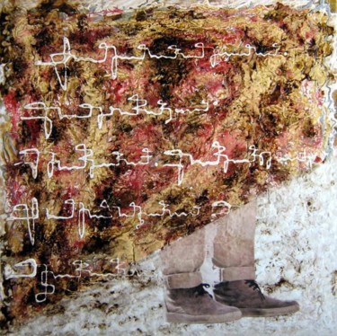 Pittura intitolato "Lettere (Due passi…" da Guerra Delle Fragole, Opera d'arte originale
