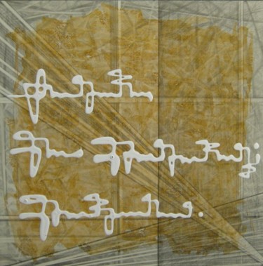 Pittura intitolato "Lettere ( Rivelazio…" da Guerra Delle Fragole, Opera d'arte originale