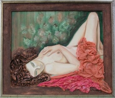 Pittura intitolato "Sogno" da Gabriella Dumas, Opera d'arte originale