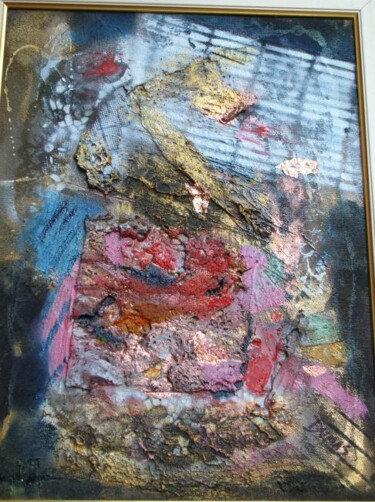 Pittura intitolato "interno" da Gabriella Dumas, Opera d'arte originale
