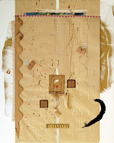 Картина под названием "Canone" - Gabriella Porpora, Подлинное произведение искусства, Дерево Установлен на Деревянная рама д…