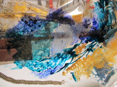 Peinture intitulée "Transparent vision" par Gabriella Porpora, Œuvre d'art originale, Pigments