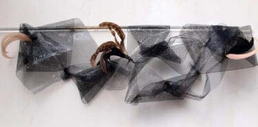 Sculpture titled "NOSTALGIA" by Gabriella Porpora, Original Artwork, Plastic Mounted on Plexiglass
