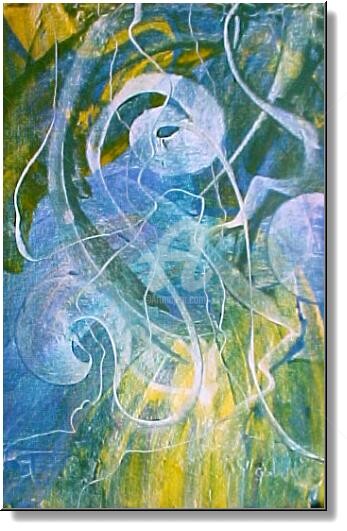 Painting titled "Sea Fantastic" by Gabriele Neuert (Gabrill), Original Artwork, Oil