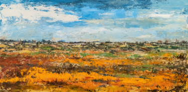 Pittura intitolato "Solo cielo e terra" da Gabry Bianchi, Opera d'arte originale