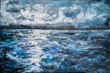 Peinture intitulée "Il mare si illumina…" par Gabry Bianchi, Œuvre d'art originale, Huile