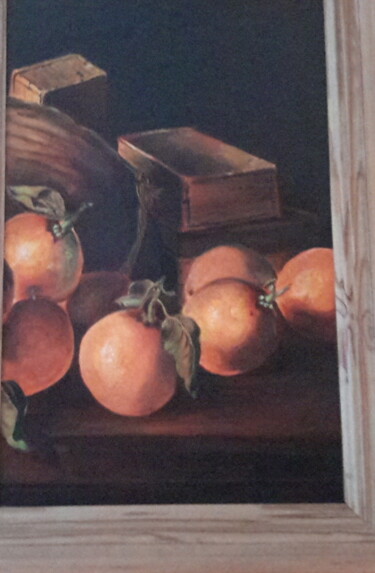 Painting titled "Copie partielle d'u…" by Gaby C., Original Artwork, Oil