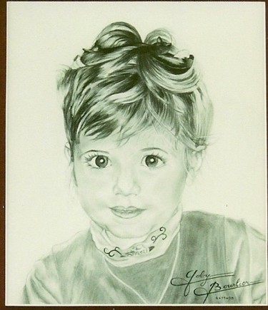 Drawing titled "Clémence" by Gaby Bourlier, Original Artwork