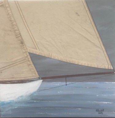 Painting titled "bowsprit" by Guillermo Altadill, Original Artwork, Acrylic
