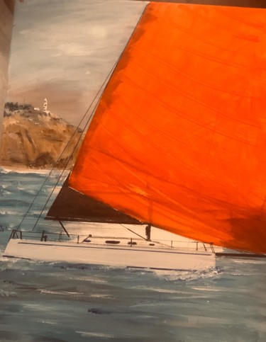Картина под названием "Cabo de la Nao" - Guillermo Altadill, Подлинное произведение искусства, Акрил