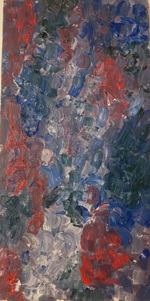 Pittura intitolato "Fragments ténébreux" da Gadboyoski, Opera d'arte originale, Acrilico Montato su Telaio per barella in le…
