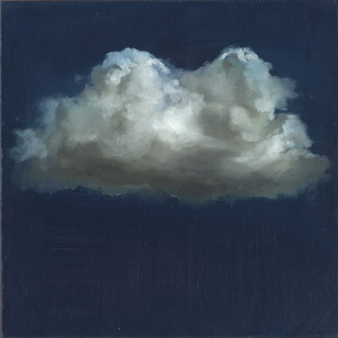 Painting titled "NUAGE" by Gaele Flao, Original Artwork, Oil