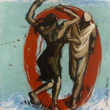 Malerei mit dem Titel "Samba" von Gaele Flao, Original-Kunstwerk