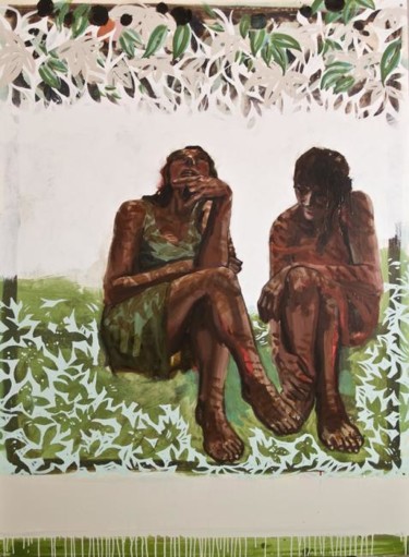 Malerei mit dem Titel "Saudade" von Gaele Flao, Original-Kunstwerk
