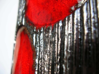 Sculpture intitulée "masque-1-detail.jpg" par Gaëtan Jeusselin, Œuvre d'art originale