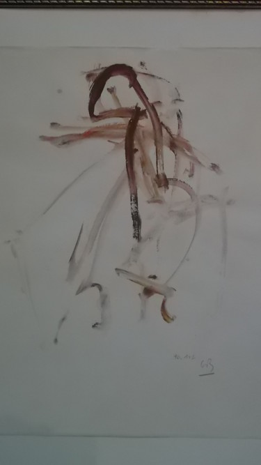 Peinture intitulée "N°101" par Gaëtan Biard, Œuvre d'art originale, Huile