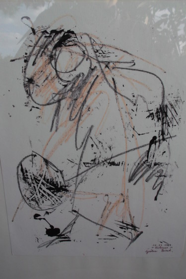 Ζωγραφική με τίτλο "Violences" από Gaëtan Biard, Αυθεντικά έργα τέχνης, Λάδι